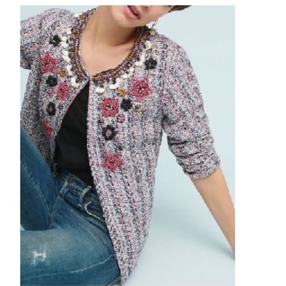 Suzy Embellished Tweed Jacket by Summer of Love